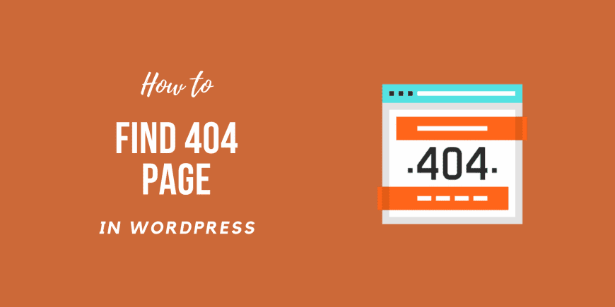 Find 404 Page in WordPress