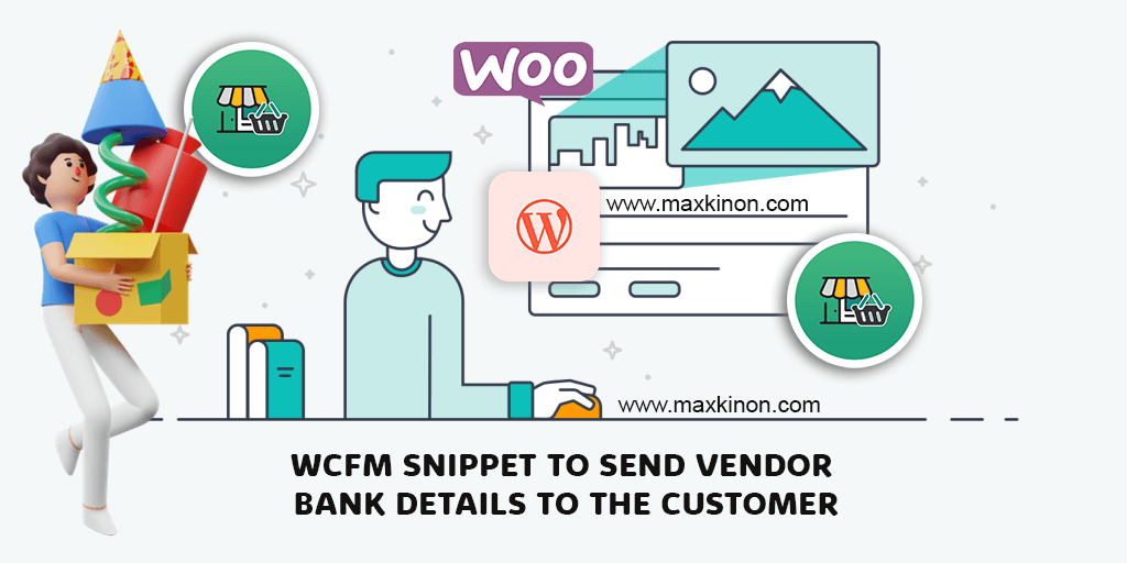 WCFM Snippet Send Vendor Bank Details to the Customer
